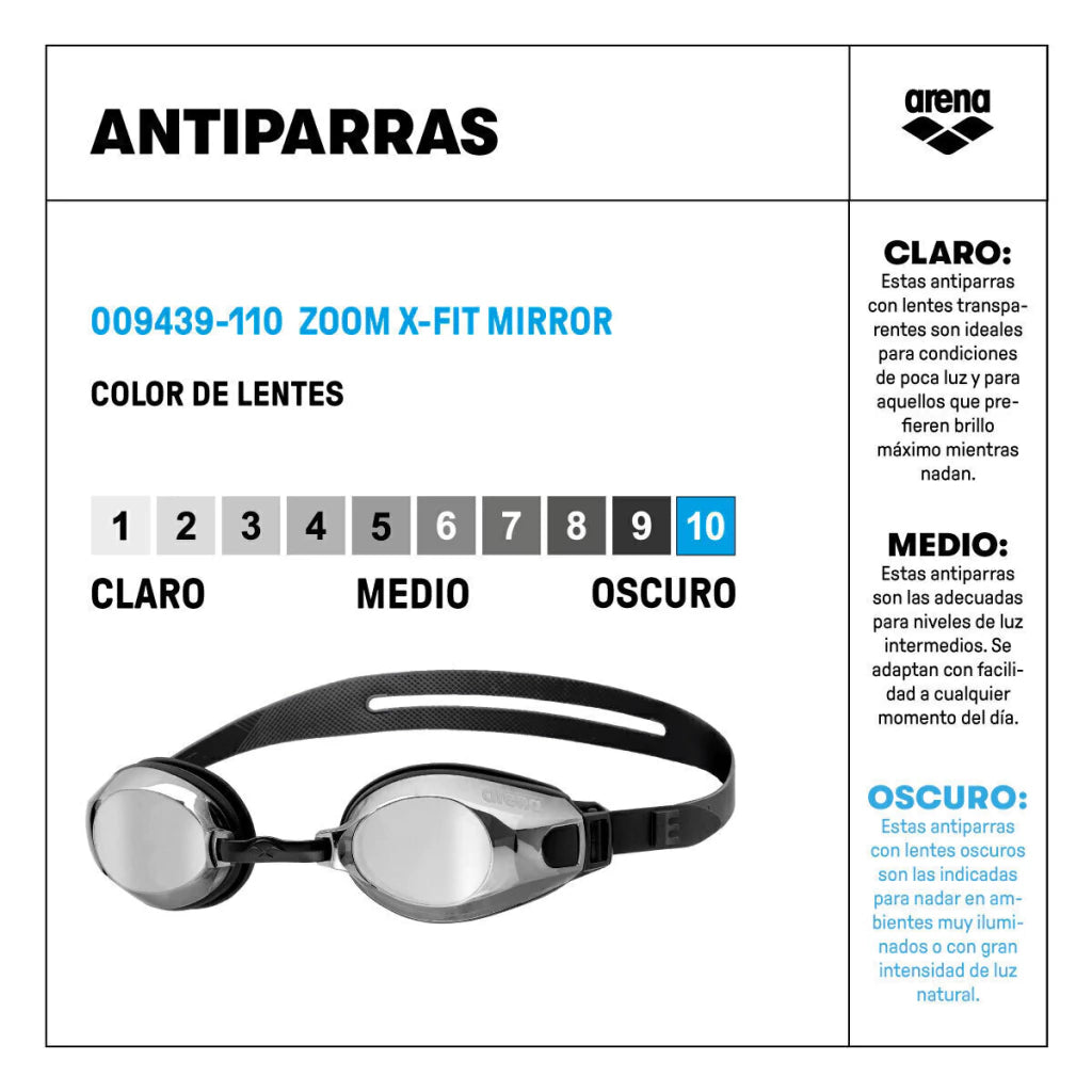 ANTIPARRA ARENA ZOOM X-FIT MIRROR