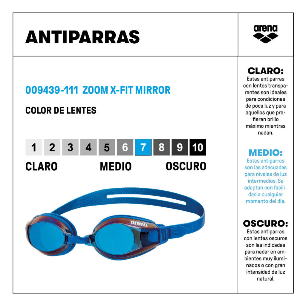 ANTIPARRA ARENA ZOOM X-FIT MIRROR
